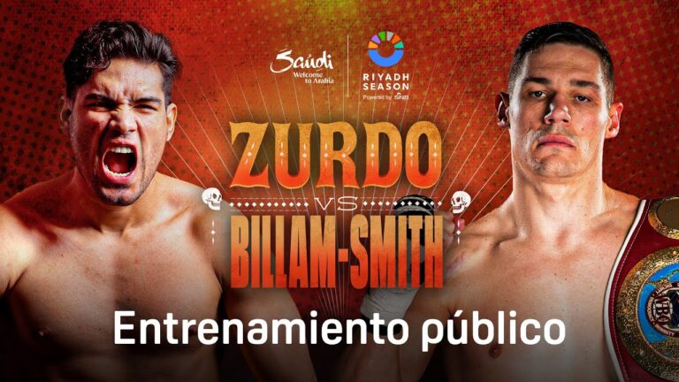 RIYADH SEASON: LATINO NIGHT | 'ZURDO' RAMIREZ VS. CHRIS BILLAM-SMITH ENTRENAMIENTO PÃšBLICO EN VIVO