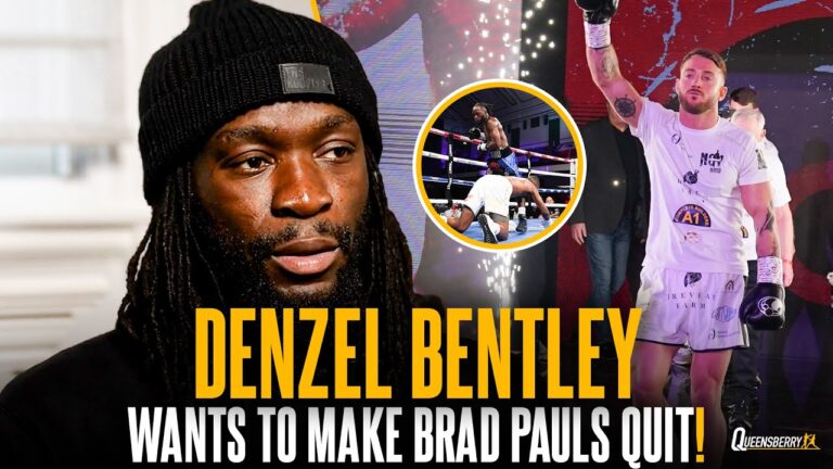 Denzel Bentley sends WARNING to division, Wants Brad Pauls to “QUIT” & is READY for a World Title 👑🍿
