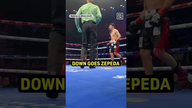 DOWN GOES ZEPEDA 🥊💥