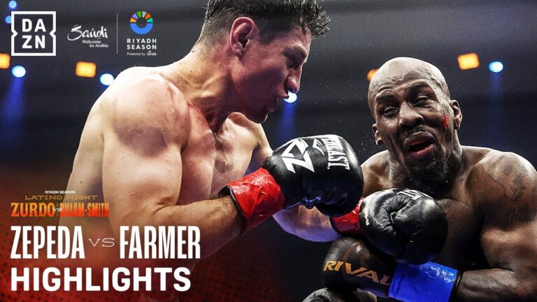 Riyadh Season: Latino Night | William Zepeda vs. Tevin Farmer Fight Highlights