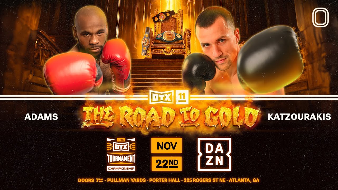 BRANDON ADAMS VS. ANDREAS KATZOURAKIS | OVERTIME BOXING 11 FIGHT NIGHT LIVESTREAM