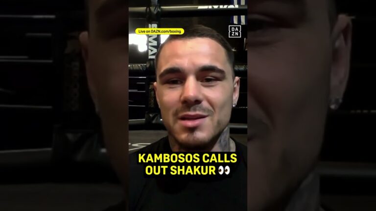 Kambosos Calls Out Shakur 🚨