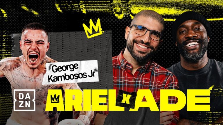 GEORGE KAMBOSOS JR. CALLS OUT SHAKUR STEVENSON | ARIEL X ADE: THE BOXING SHOW