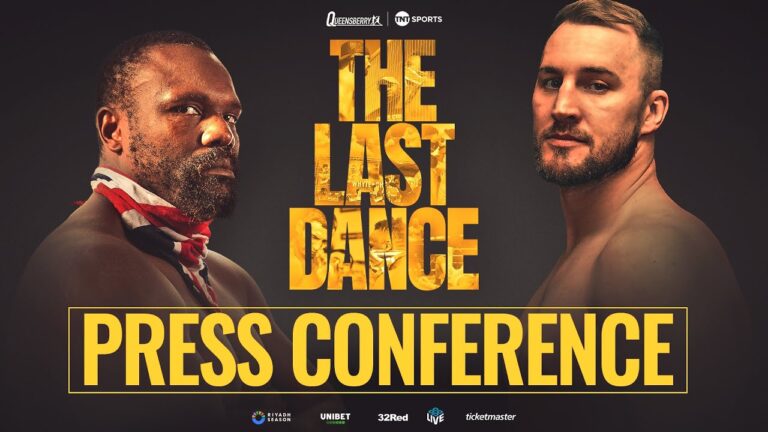 LIVE LAUNCH PRESS CONFERENCE! Derek Chisora vs Otto Wallin – The Last Dance 🥊