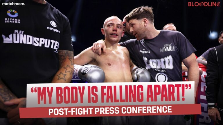 Emotional Sunny Edwards & Eddie Hearn Post-Fight Press Conference After Galal Yafai Defeat