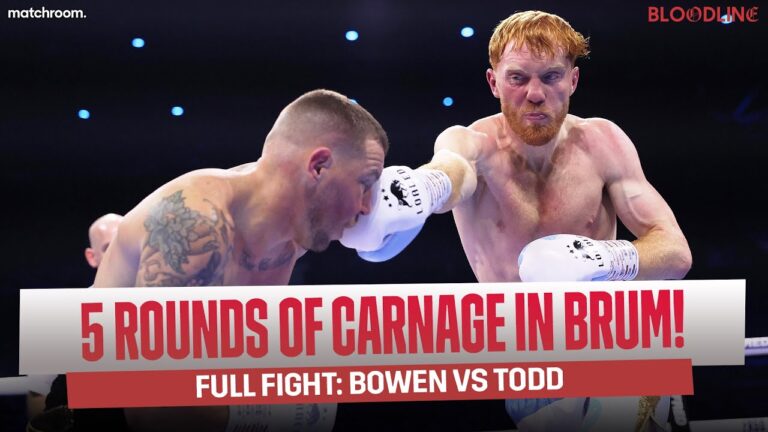 Aaron Bowen Vs James Todd (Edwards Vs Yafai Undercard)