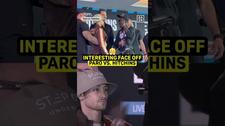 The face off 👀🍿🍿🍿#ParoHitchins | Dec 7 | Live on DAZN