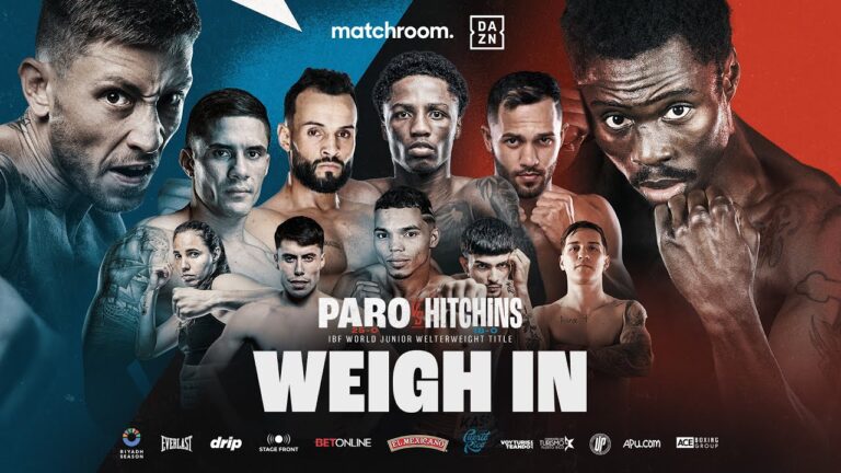 Liam Paro Vs Richardson Hitchins Plus Undercard Weigh In