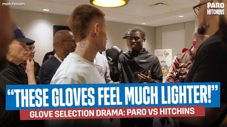 â€œYou Need To Weigh Them!â€- Team Liam Paro & Richardson Hitchins In Glove Dispute