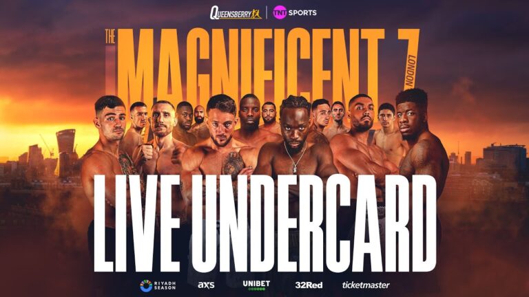 LIVE BOXING! Magnificent 7 London | Live Undercard – Pierce Oâ€™Leary V Jose Perdomo + Billy Adams