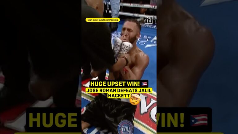 Upset win for Jose Roman! 🇵🇷🏆