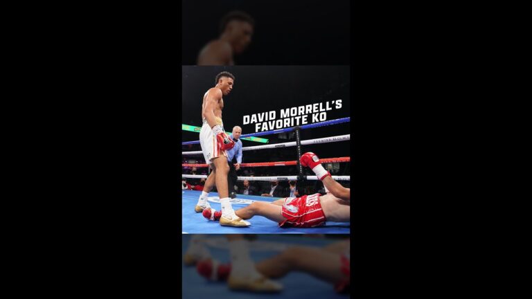 David Morrell Jr. Reveals His Favorite Knockout 💥🥊