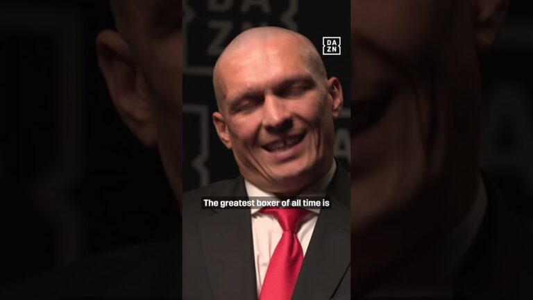 Oleksandr Usyk Names His GOAT 🐐 #shorts