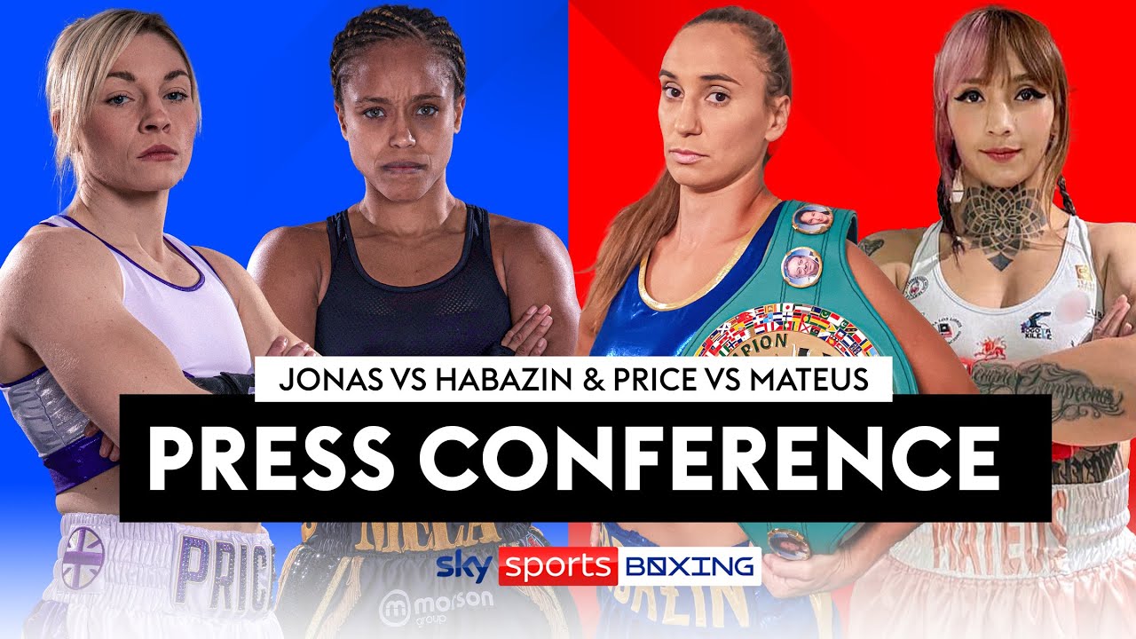 LIVE PRESS CONFERENCE! 🥊 | Natasha Jonas vs. Ivana Habazin & Lauren Price vs. Bexcy Mateus