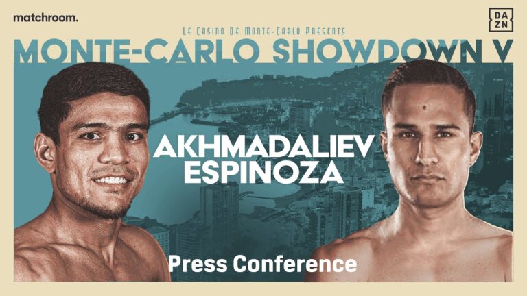 MURODJON AKHMADALIEV VS. RICARDO ESPINOZA FRANCO PRESS CONFERENCE LIVESTREAM
