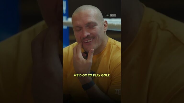 Usyk's PERFECT day with Tyson Fury 😍