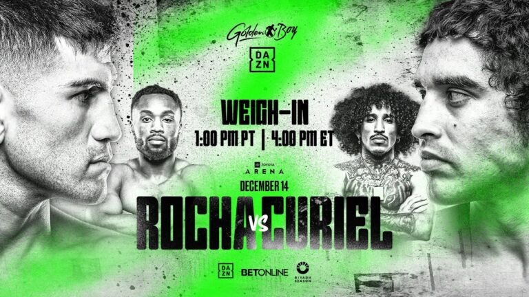 Alexis Rocha vs. Raul Curiel | WEIGH-IN