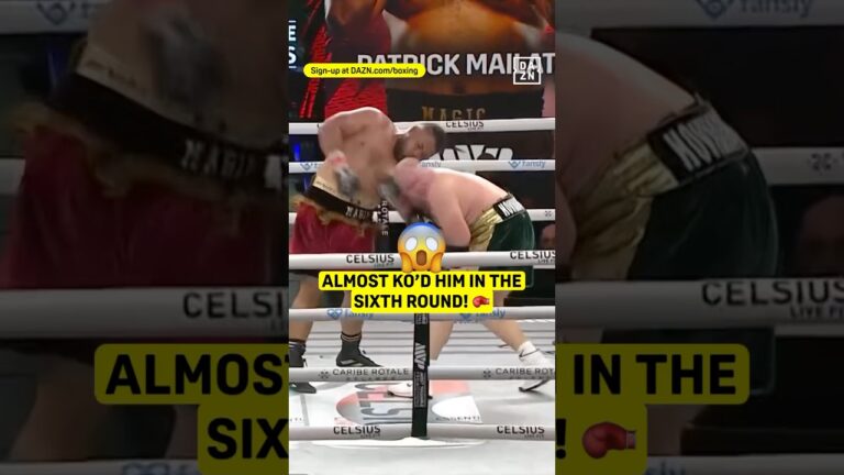 Patrick Mailata almost KO'd Gurgen Hovhannisyan in the sixth round! 😱