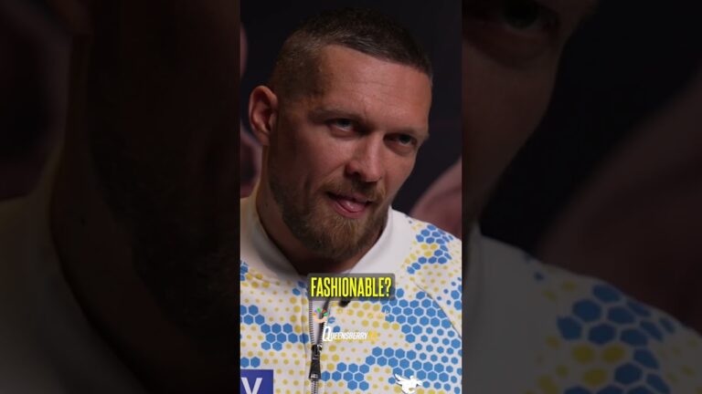 When Fury and Usyk did their own Mr & Mrs ❤️😂