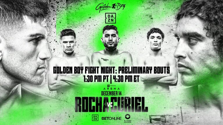 GOLDEN BOY FIGHT NIGHT| Alexis Rocha vs. Raul Curiel Prelim Bouts