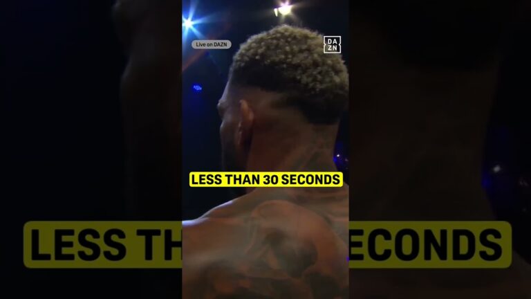 Huge First Round KO 💥 #shorts