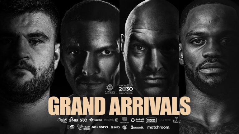 Oleksandr Usyk Vs Tyson Fury 2 Plus Undercard Grand Arrivals