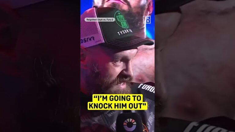 Tyson Fury is going for the knockout! 😤