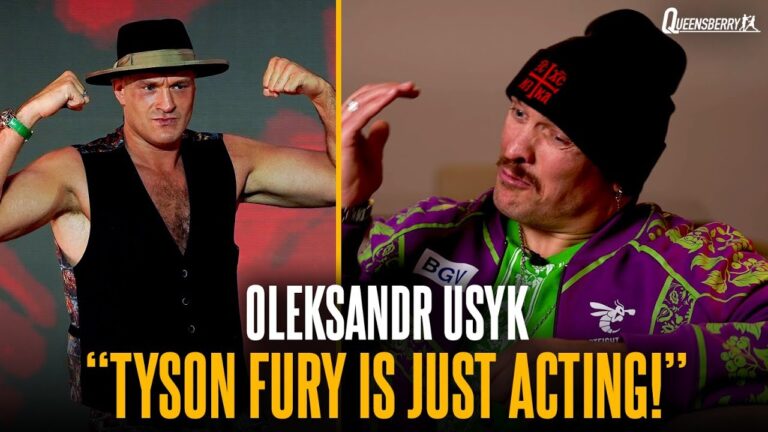 Oleksandr Usyk reveals ONLY TIME heâ€™s been hurt, says Tyson Fury “ACTS” & Tells Fight Week Ritual 👀