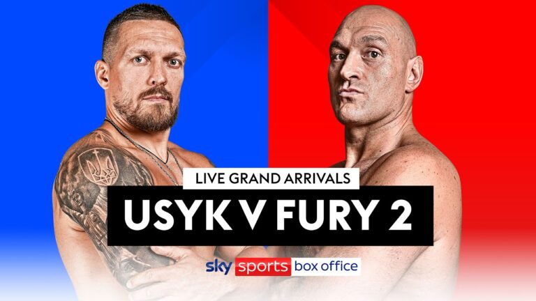 USYK VS FURY 2 | Live Grand Arrivals