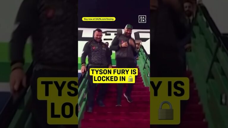 Tyson Fury is locked in 🔒