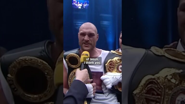 From rock bottom to the world 👑 The Tyson Fury story 🙏 #shorts