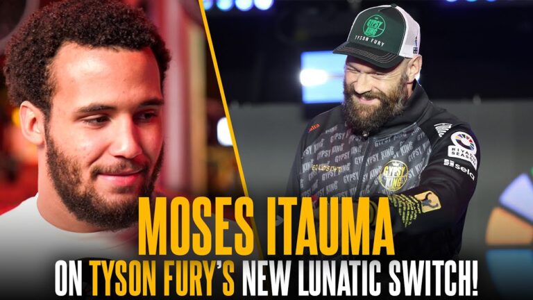 “Tyson's a lunatic!” Moses Itauma explains switch in mentality during Tyson Fury's rematch camp 🥊