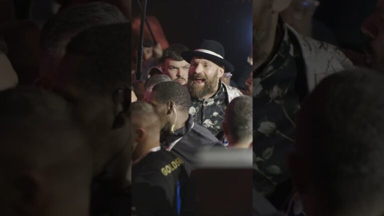 Alternative Angle 🎥 Usyk Vs Fury 2 Epic Face Off