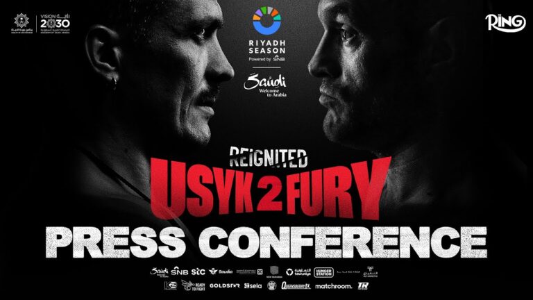 Oleksandr Usyk vs Tyson Fury 2 LIVE Press Conference | UNIFIED Heavyweight World Title #RiyadhSeason