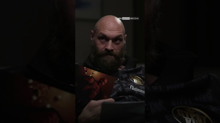 Tyson Fury looking back at THAT iconic trailer! 👀