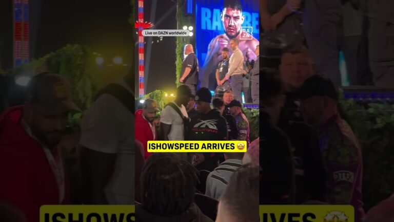 Speed is in the house for the Usyk vs. Fury 2 weigh-in! 🤩