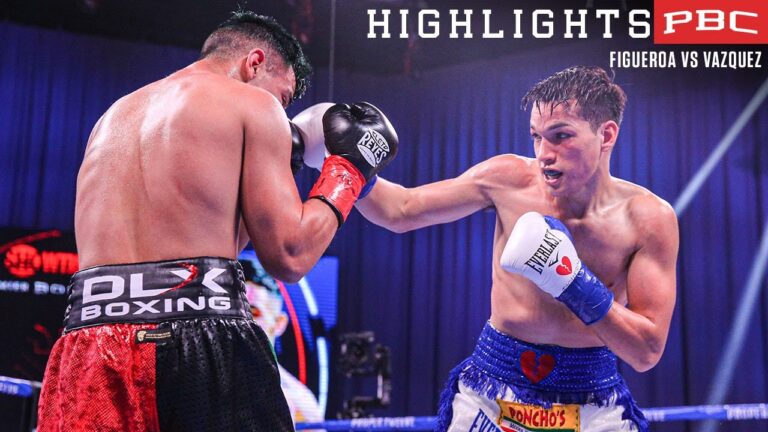 Brandon Figueroa batters Damien Vazquez with RD10 TKO | Figueroa vs Vazquez