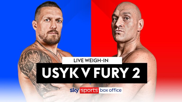 USYK VS FURY 2 💪 | LIVE WEIGH-IN!