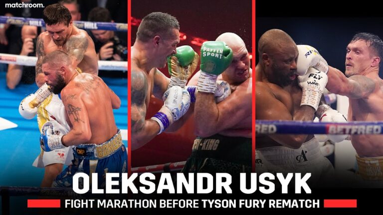 Oleksandr Usyk Fight Marathon Before Tyson Fury World Title Rematch