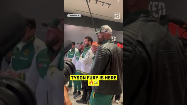 TYSON FURY HAS ARRIVED! ⚔️🔥
