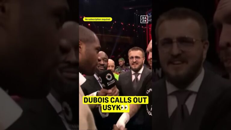 Dubois calls out Usyk 👀