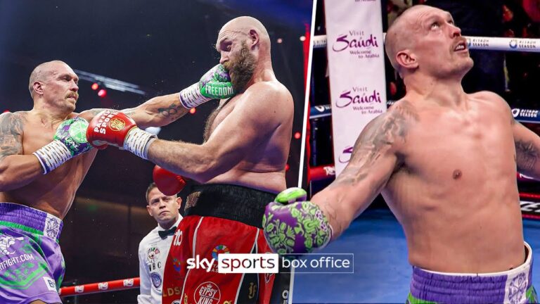 USYK DOES IT AGAIN! 👑 🥊  Oleksandr Usyk REACTS to beating Tyson Fury for second time