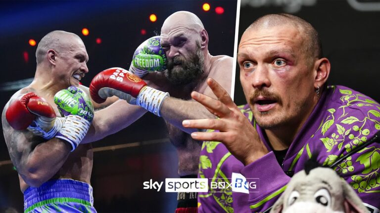 The BEST of Oleksandr Usyk's title winning press conference 😎