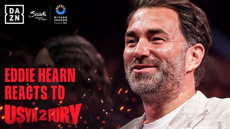 “AJ vs. Fury Is The One” – Eddie Hearn Reacts To Oleksandr Usyk vs. Tyson Fury 2