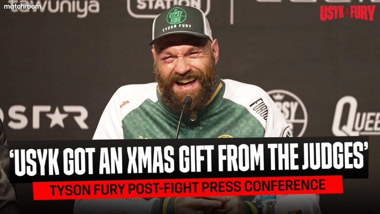 “I Won Both Fights Against Usyk!” – Tyson Fury Post-Fight Press Conference