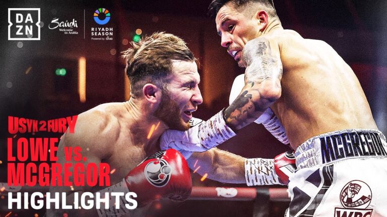 Riyadh Season: Isaac Lowe vs. Lee McGregor Fight Highlights (Usyk vs. Fury 2)