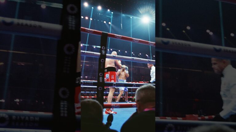 #Usyk2Fury on 35mm film 👌#RiyadhSeason | @Turki_alalshikh