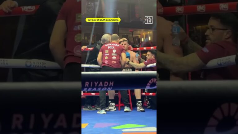 Fisher after that knockdown 👀