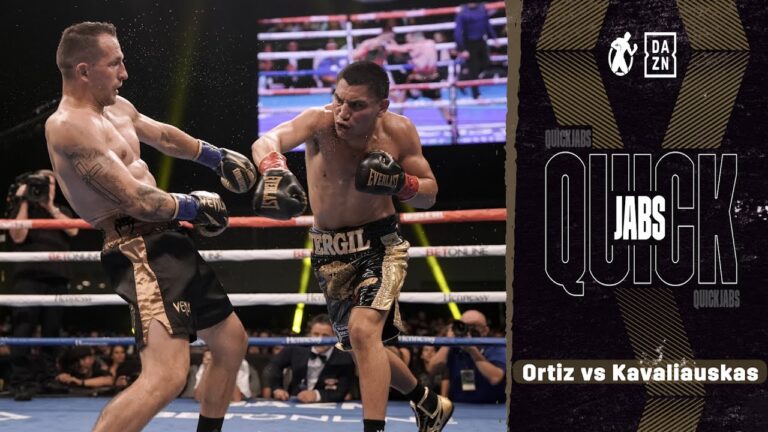 Quick Jabs | Vergil Ortiz Jr vs Egidijus Kavaliauskas! Ortiz And Mean Machine BRAWLED, Pure Power!