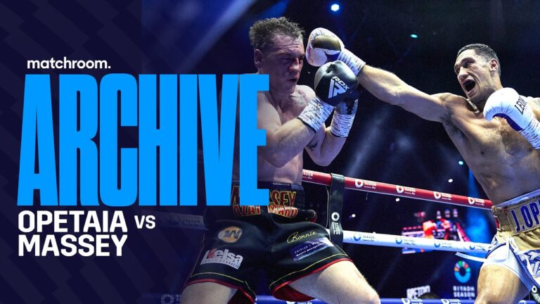 Jai Opetaia's Six Round Beatdown Over Jack Massey | Opetaia Vs Massey Full Fight